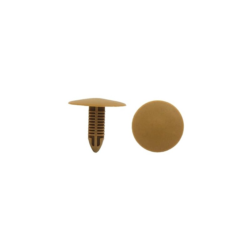 uxcell 50 Pcs Brown Car Interior Clips Bumper Fender Fastener