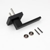 Probrico Matte Black Dummy Door Levers Interior Door Handles, Heavy