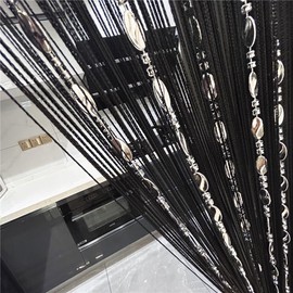 ave split 100cmX200cm Decorative Door String Curtain Beads Wall Panel Fringe Window Room Divider Blind for Coffee House Restaurant Parts Door Divider Beads Tassel Screen Decoration (Fruit green25£©