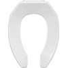 PROFLO PFTSCOFE2000 Elongated Open-Front Toilet Seat - White