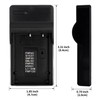 Norifon Pentax Camera USB Charger for Optio 450, 550, 555,