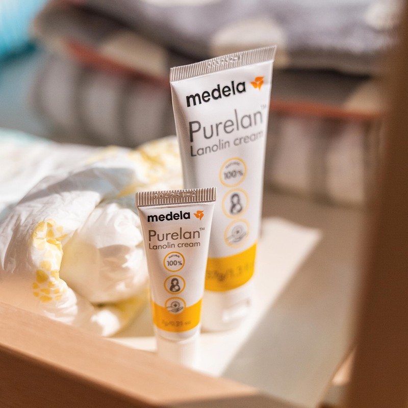 Medela Purelan Lanolin Cream, Nipple cream to relieve sore and