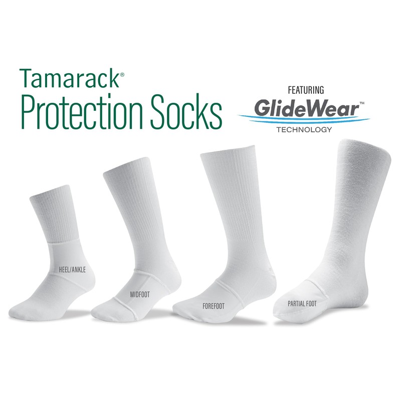 Tamarack Forefoot Tall Protection Socks Protect Toes and Ball of