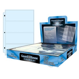 GuardHouse Shield 4 Pocket Currency Storage Pages for Modern Bills Box of 100