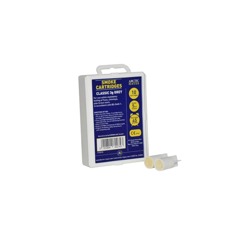 Arctic Hayes Classic 3g White Smoke Cartridges (10)