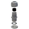 Pack of 10 M25 x 1.5 (Plastic Grey) Cable Gland