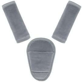 3 almohadillas para correas de asiento de coche para bebé, almohadillas suaves para correa de hombro y entrepierna para recién nacido, almohadillas universales para correas de hombro para