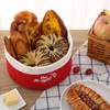Bread Basket Fabric Set of 2 Bread Baskets, Cotton, in