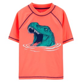 Carter's Cater's Rashguard and Swim Trunks... (Neon T-Rex Rashguard, 5)