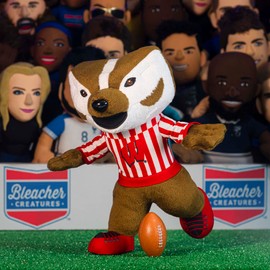 Bleacher Creatures Bleacher Creatures Wisconsin Badgers Bucky Badger 10" Mascot Plush Figure - A Mascot for Play or Display