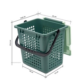 AirBox® Compost Bin with Lid for Bags up to 10 Litres