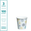 GUSTO [3 oz. - 100 Count Small Paper Cups, Disposable