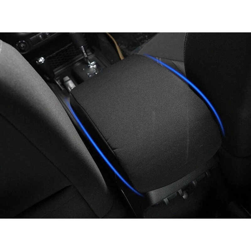 Unbranded Center Console Armrest Cover Cushion For 2011-2018 Jeep Wrangler
