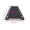 INTSUPERMAI Treadmill Folding Treadmill Electric Running and Working Treadmill Black