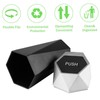 OBLLAR Car Trash Can with Lid,Diamond Design Small Automatic Portable