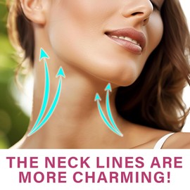 Neck Wrinkle Patches, High Elastic Neck Strips, Instant Tape for Lifting Loose Skin, Improve Fine Lines & Wrinkles, Advanced Anti Ageing Necks Wrinkles Pads 10 Count