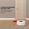 Peel and Stick Baseboard Trim, 4 Inch Rubber Baseboard Vinyl