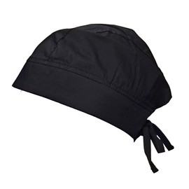 SOULMATE Gorro de tela QX uniforme médico para Hombre (Negro)