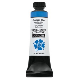 Daniel Smith Extra Fine Gouache - Cerulean Blue, 15 ml