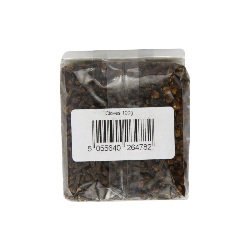 JustIngredients Essentials Cloves 100g, Whole Cloves for Tea, Water and