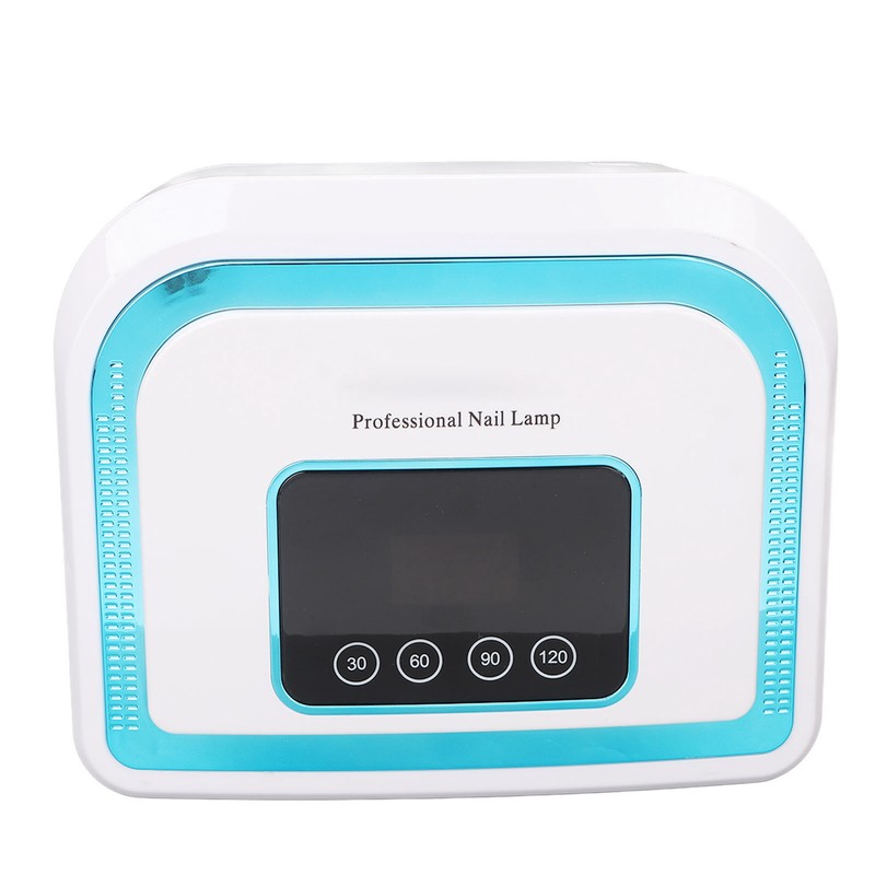 120W UV Gel Nail Lamp Fast Curing 4 Timers LCD