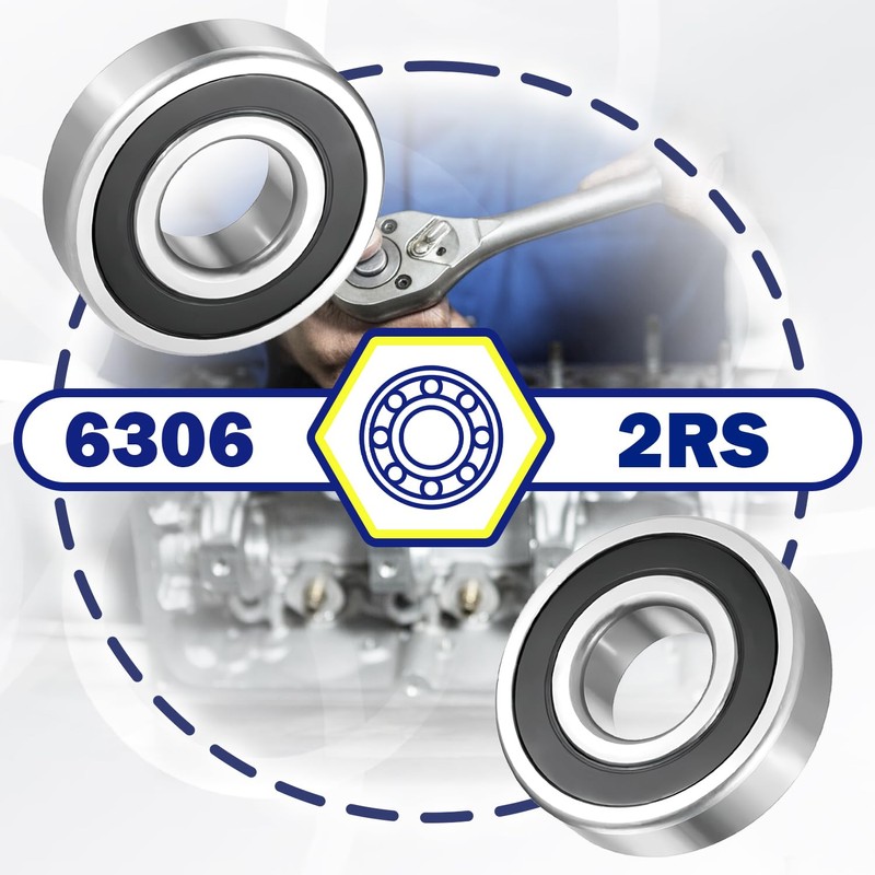Ball Bearing 6306 2RS for the Engine with Size 30