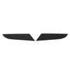 2PCS Tail Light Trim Cover Smoked Black Transparent Style Smooth