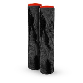 MGP MFX VIRAL Grind Grips - Stunt Scooter Handlebar Grips - Latex Free 180mm TPR Grind Grips Stunt Scooters and BMX Bikes (Black/Grey)