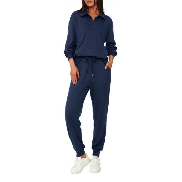 BTFBM Women's 2 Piece Tracksuit Fall Outfits 2025 Long Sleeve