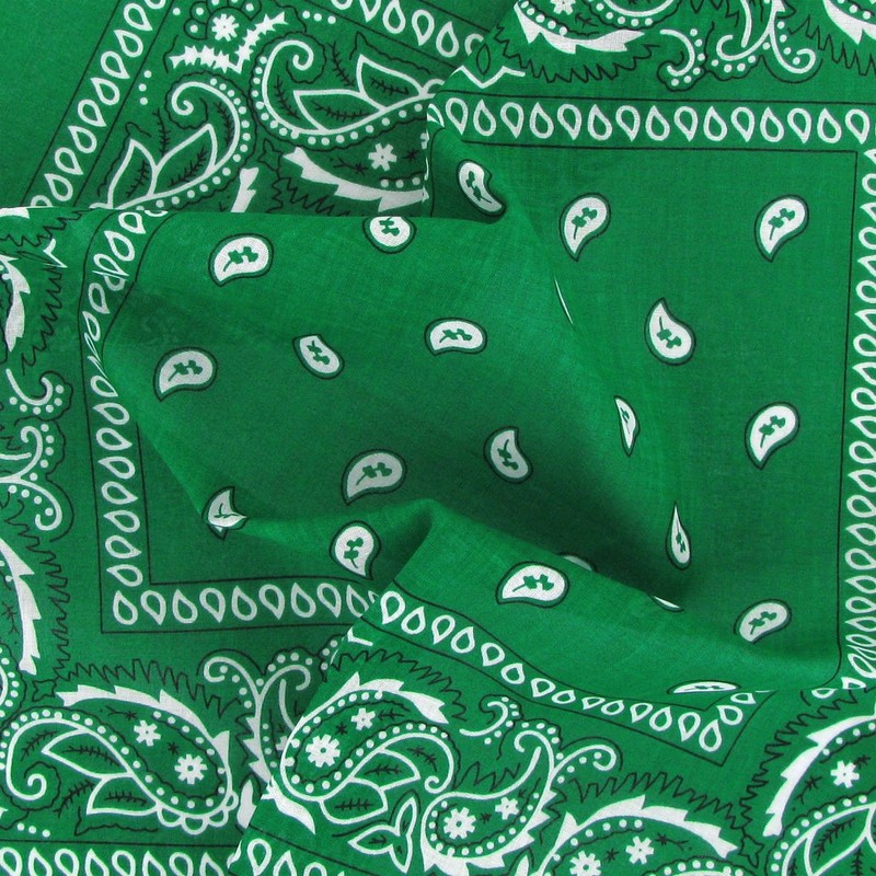 Laciteinterdite Set of 3 Paisley Bandanas for Men and Women,