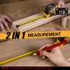 PREXISO 2-in-1 Digital Tape Measure - 16Ft Rechargeable Measuring Tape
