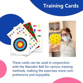 LAIDOLAILA Marsden Balls for Hand-Eye Coordination and Visual Training 2 Colors 9 cm Diameter Stereo