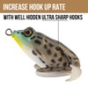 Lunkerhunt Lunker Frog Fish Bait, Rocky Toad – Fishing Lure