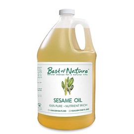 Best of Nature 100% Pure Sesame Massage & Body Oil (Half Gallon)