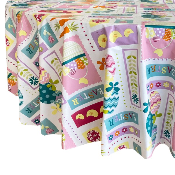 Newbridge Easter Spring Expressions Mod Patchwork Vinyl Flannel Backed Spring