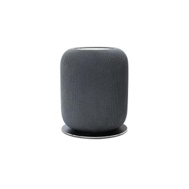 Rankomu Aluminium Alloy Desktop Base Stand for HomePod 1st and 2nd Generation, Non-Slip Mini Speaker Mount, Compatible with iOS, Elegant Design (Black)