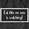 RED OCEAN Shabby Chic Sign Funny Kitchen Plaque Hanging Wall