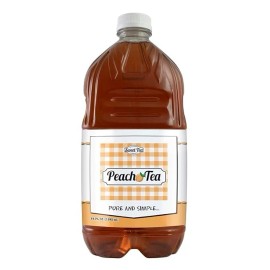 Southern Sweet Tea Company Iced Tea Sweet Peach - Real Brewed, Large 64 Oz by Southern Sweet Tea Company