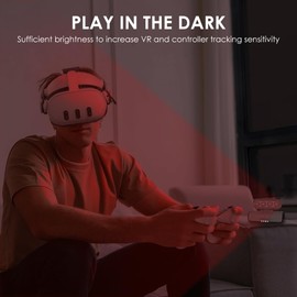 kkcobvr i3 IR Lighting, Infrared Light Compatible with Vision Pro QuestVR PSVR, Sensor Tracking in the Dark, Anti-No Light Interference, Increases Vision