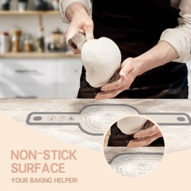Silicone Bread Sling for Dutch Oven, 2 PCS Non-Stick & Easy Clean Reusable Silicone Bread Baking Mat with Long Handles, Easy to Transfer Sourdough Bread