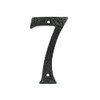 UAP House Numbers - 4 Inch Black Iron Door Numbers,