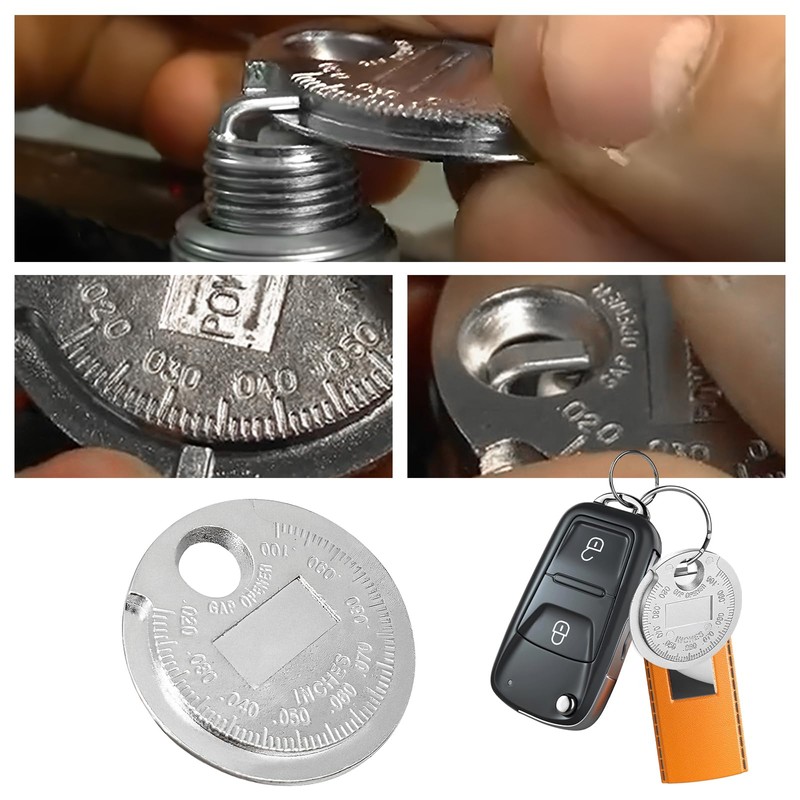 SHMZK Spark Plug Measuring Tool, Wire Spark Plug Gauge Measuring