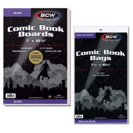 Silver Age Comic Bags and Backer Boards - 100ct