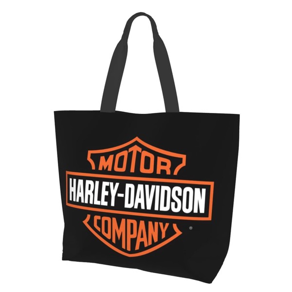 Harley-Davidson Body Bag, Mothers Bag, Shopping Bag, Large Capacity, Women's Tote Bag, Bear School, Handbag, Cosmetic Bag, Eco Bag, Convenience Store Bag, Shopping Bag, Lightweight, Durable,