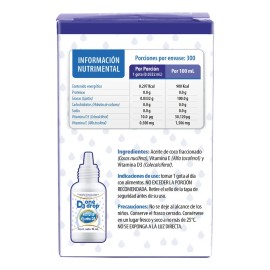 D3 ONEDROP | Vitamina D3 + E | Colecalciferol | 300 Porciones | 10 mL | Una gota 400 UI | Para Niños y Adultos Sin Azúcar Sin Sabor