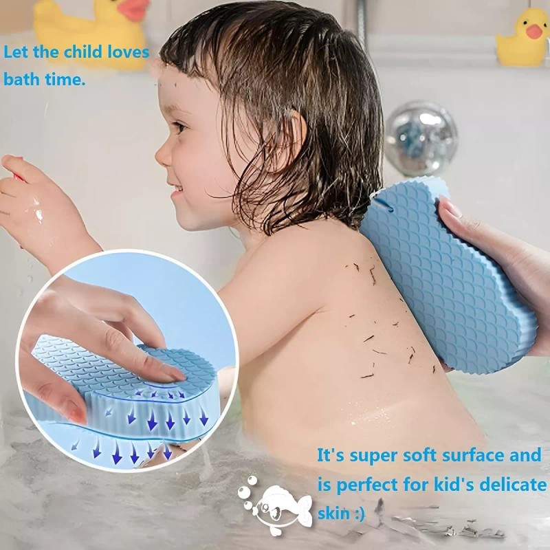 MULPG 2 Esponjas De Baño Exfoliantes, Esponjas De Baño Exfoliantes