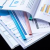 QSLKI 10 Pieces A4 Report Covers with Sliding Bar Clear