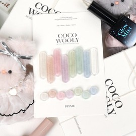 Bessie Cocouli Velvet Glitter Gel 8-piece set, 1 piece / 베씨 코코울리 벨벳 글리터젤 8종 세트, 1개