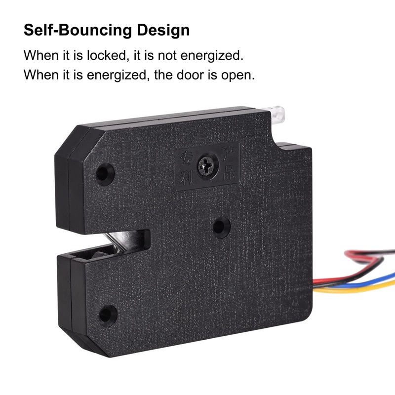 sourcing map Electric Latch Locks Electromagnetic Electric Control Lock DC3V