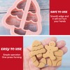 8 Pieces Christmas Cookie Cutters Set Christmas Cookie Cutters Plastic
